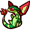 transparent fanart of flygon